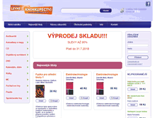 Tablet Screenshot of levneknihkupectvi.cz